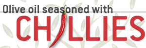 Extra virgin olive oil with chillies